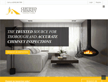Tablet Screenshot of chimneyinspectors.com